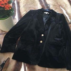 Velvet black blazer